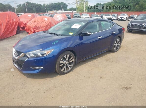 1N4AA6AP0HC412029 2017 NISSAN MAXIMA Dark Blue Vista tres cuartos delantera izquierda