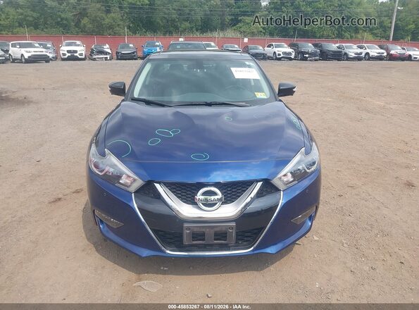 1N4AA6AP0HC412029 2017 NISSAN MAXIMA Dark Blue Vista del cuadro de instrumentos