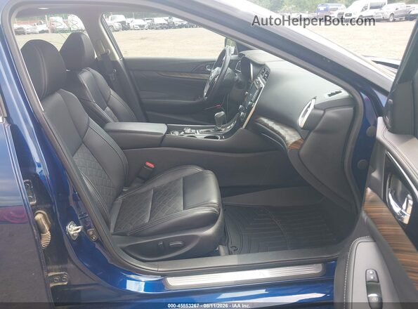 1N4AA6AP0HC412029 2017 NISSAN MAXIMA Dark Blue Vista interior delantera