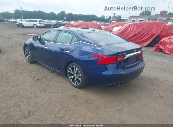 1N4AA6AP0HC412029 2017 NISSAN MAXIMA Dark Blue Trasero izquierdo