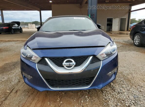 1N4AA6AP0HC419983 2017 NISSAN MAXIMA Blue წინა ხედი