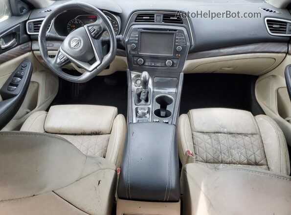 1N4AA6AP0HC419983 2017 NISSAN MAXIMA Blue წინა პანელის ხედი