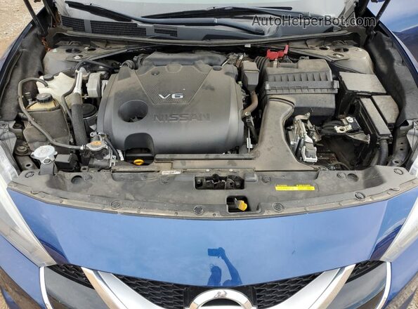 1N4AA6AP0HC419983 2017 NISSAN MAXIMA Blue უკანა სალონის ხედი