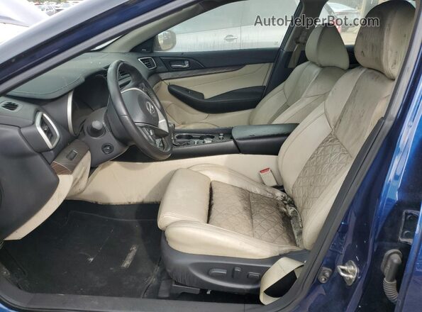 1N4AA6AP0HC419983 2017 NISSAN MAXIMA Blue წინა სალონის ხედი