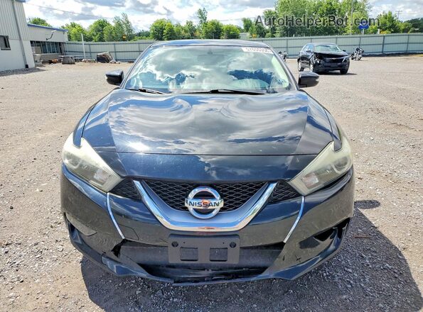 1N4AA6AP0HC424262 2017 NISSAN MAXIMA Black Front view