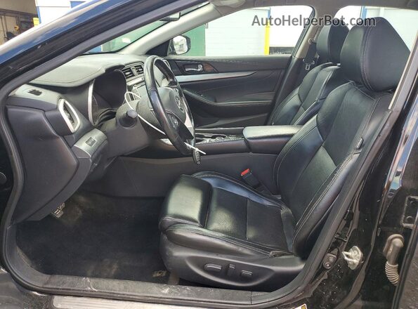 1N4AA6AP0HC424262 2017 NISSAN MAXIMA Black Front interior view