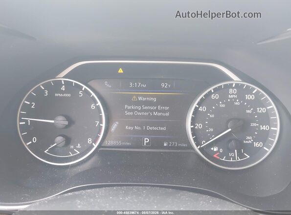 1N4AA6AP0HC435231 2017 NISSAN MAXIMA White Вид задніх сидінь