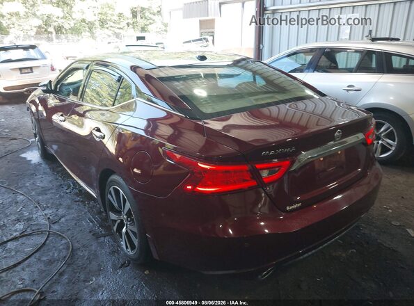 1N4AA6AP0JC388935 2018 NISSAN MAXIMA Burgundy Հետևի ձախ