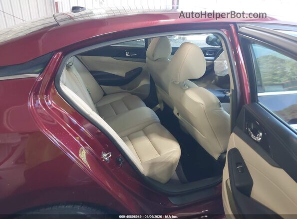 1N4AA6AP0JC388935 2018 NISSAN MAXIMA Burgundy VIN կոդի պիտակի տեսք