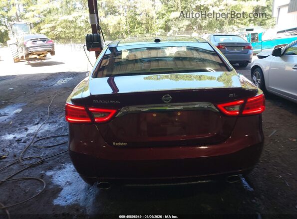 1N4AA6AP0JC388935 2018 NISSAN MAXIMA Burgundy 