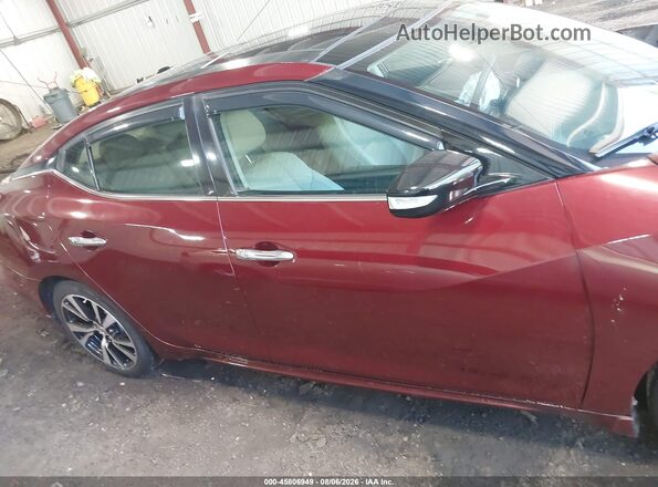 1N4AA6AP0JC388935 2018 NISSAN MAXIMA Burgundy Սալոնի 360 աստիճան տեսք
