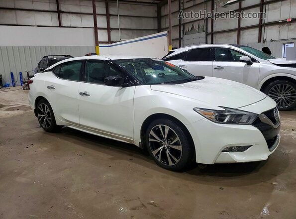 1N4AA6AP0JC402610 2018 NISSAN MAXIMA White Передня права чверть