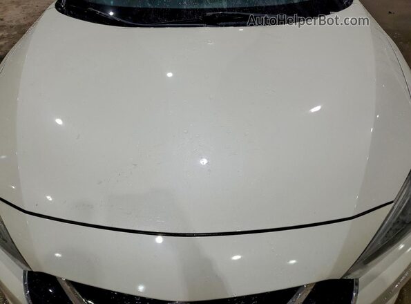 1N4AA6AP0JC402610 2018 NISSAN MAXIMA White Вид задньої частини салону