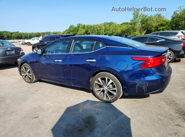 1N4AA6AP0JC408391 2018 NISSAN MAXIMA Blue Rear left