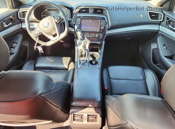 1N4AA6AP0JC408391 2018 NISSAN MAXIMA Blue Dashboard view