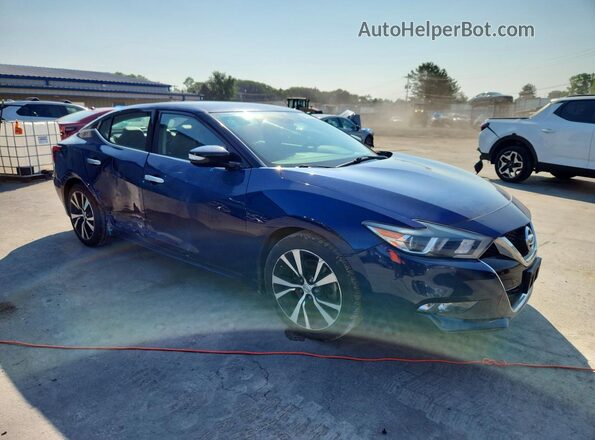 1N4AA6AP0JC408391 2018 NISSAN MAXIMA Blue Front right