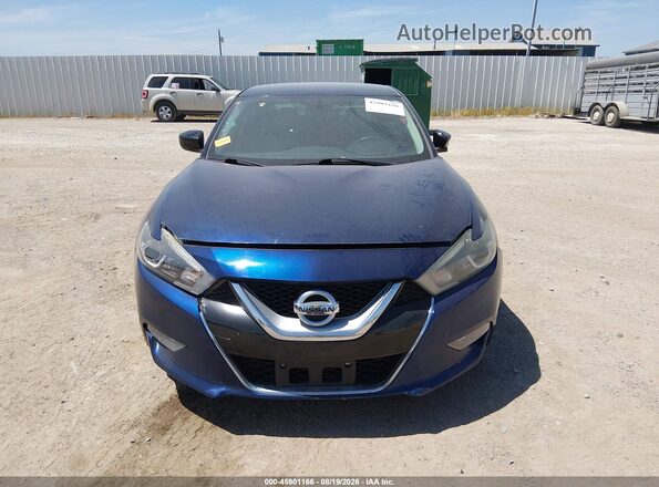 1N4AA6AP1GC405752 2016 NISSAN MAXIMA Blue Սարքավորումների վահանակի տեսք