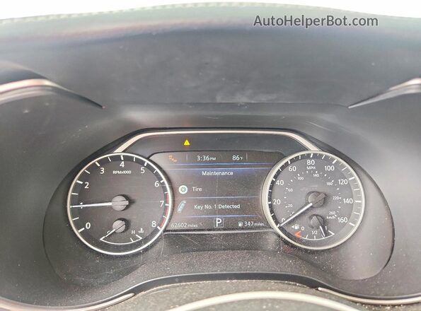1N4AA6AP1GC417111 2016 NISSAN MAXIMA Серебряный Вид щитка приборов