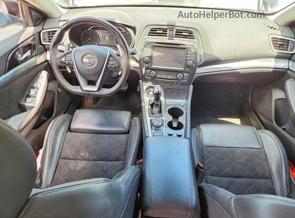 1N4AA6AP1GC439142 2016 NISSAN MAXIMA Black წინა პანელის ხედი