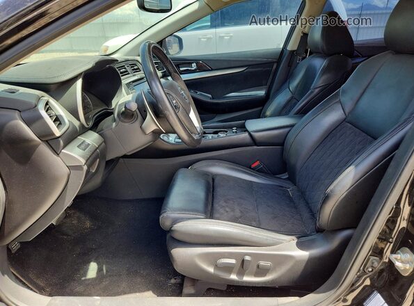 1N4AA6AP1GC439142 2016 NISSAN MAXIMA Black წინა სალონის ხედი