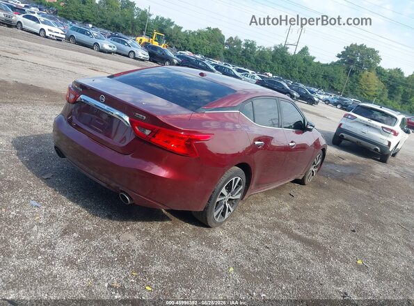 1N4AA6AP1GC439724 2016 NISSAN MAXIMA Maroon Rear right