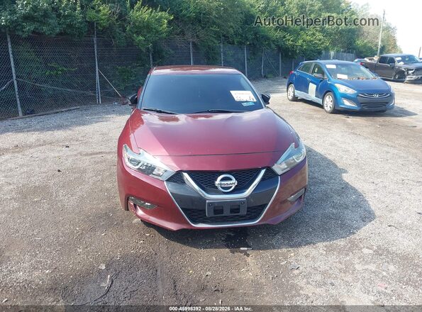 1N4AA6AP1GC439724 2016 NISSAN MAXIMA Maroon Front view