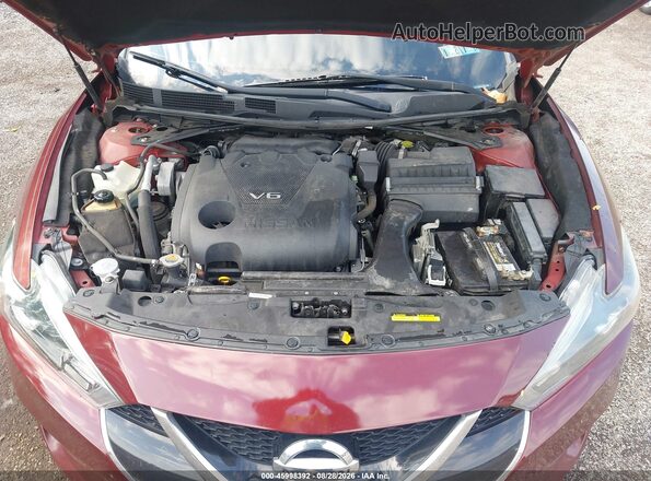 1N4AA6AP1GC439724 2016 NISSAN MAXIMA Maroon Rear view