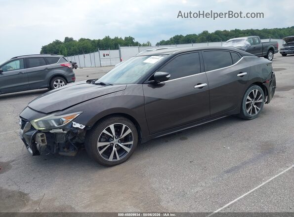 1N4AA6AP1GC445779 2016 NISSAN MAXIMA Gray Front left