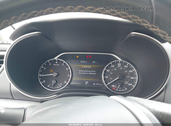 1N4AA6AP1GC445779 2016 NISSAN MAXIMA Gray Rear seats view