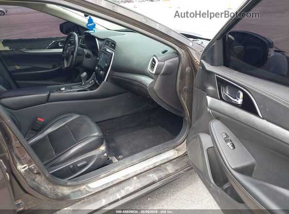 1N4AA6AP1GC445779 2016 NISSAN MAXIMA Gray Front interior view