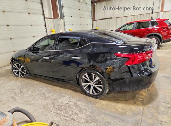 1N4AA6AP1GC446821 2016 NISSAN MAXIMA Black Trasero izquierdo