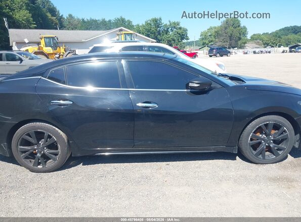 1N4AA6AP1GC448066 2016 NISSAN MAXIMA Black Widok wnętrza z tyłu