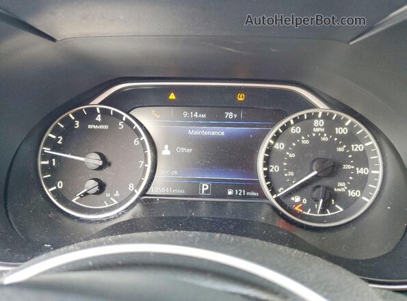 1N4AA6AP1GC903594 2016 NISSAN MAXIMA Silver ხელსაწყოთა პანელის ხედი