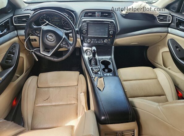 1N4AA6AP1GC904065 2016 NISSAN MAXIMA Серебряный Вид панели приборов