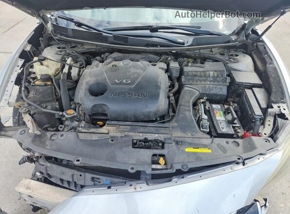 1N4AA6AP1GC904065 2016 NISSAN MAXIMA Серебряный Вид задней части салона