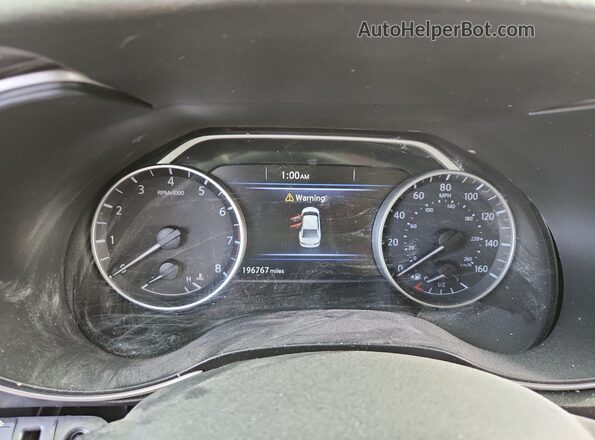 1N4AA6AP1HC379509 2017 NISSAN MAXIMA Silver Widok zestawu wskaźników