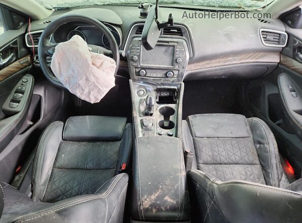 1N4AA6AP1HC379509 2017 NISSAN MAXIMA Silver Widok deski rozdzielczej