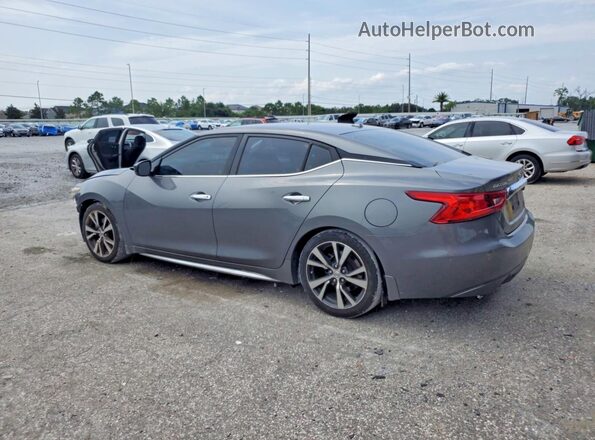 1N4AA6AP1HC383821 2017 NISSAN MAXIMA Серый Задняя левая четверть