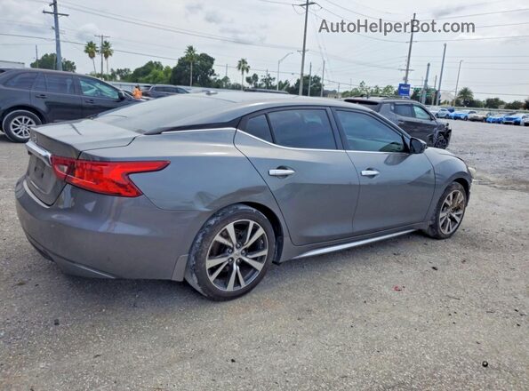 1N4AA6AP1HC383821 2017 NISSAN MAXIMA Серый Задняя правая четверть