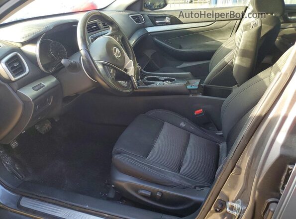 1N4AA6AP1HC383821 2017 NISSAN MAXIMA Серый Вид салона спереди
