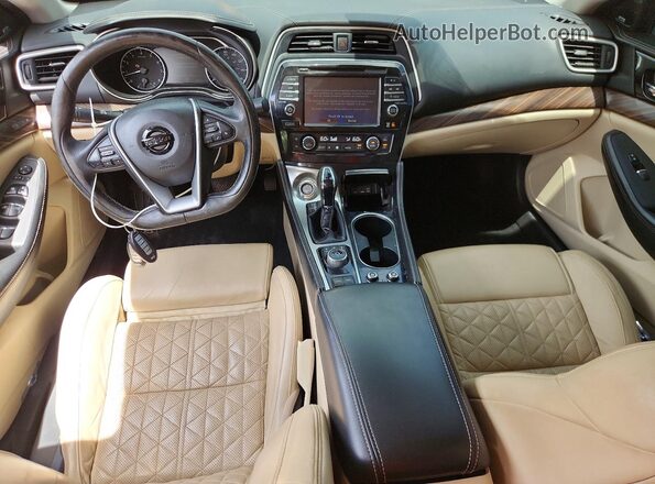 1N4AA6AP1HC388260 2017 NISSAN MAXIMA Gray Вид панелі приладів