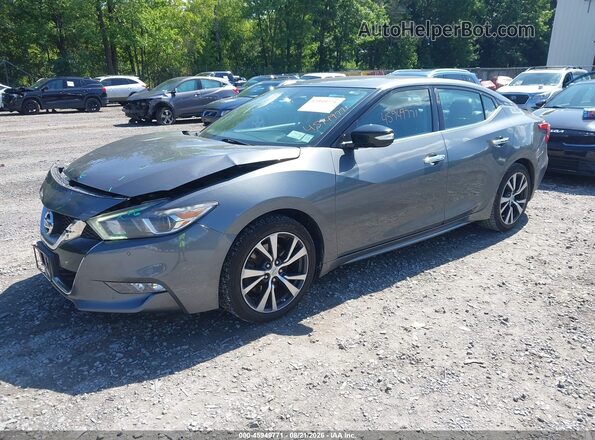 1N4AA6AP1HC416378 2017 NISSAN MAXIMA Gray Передня ліва чверть