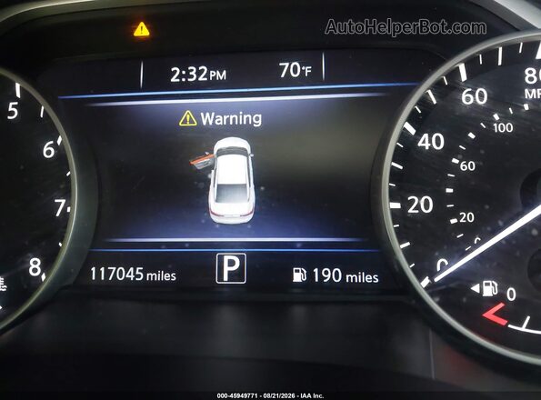 1N4AA6AP1HC416378 2017 NISSAN MAXIMA Gray Вид задніх сидінь