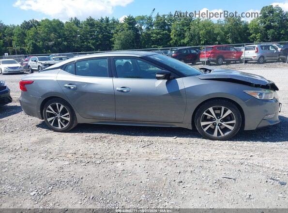 1N4AA6AP1HC416378 2017 NISSAN MAXIMA Gray Вид задньої частини салону
