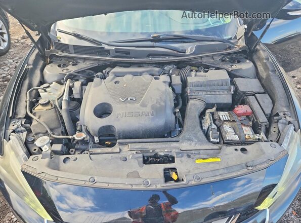 1N4AA6AP1HC419880 2017 NISSAN MAXIMA Black Widok wnętrza z tyłu