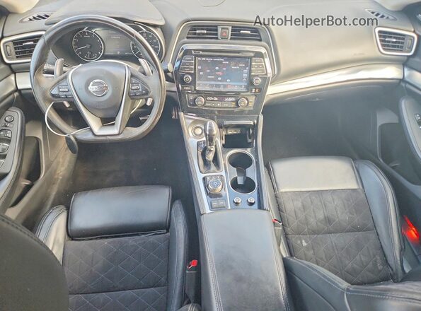 1N4AA6AP1HC419880 2017 NISSAN MAXIMA Black Widok deski rozdzielczej