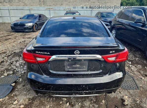 1N4AA6AP1HC419880 2017 NISSAN MAXIMA Black Widok z tyłu
