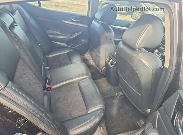 1N4AA6AP1HC419880 2017 NISSAN MAXIMA Black Widok tylnych siedzeń