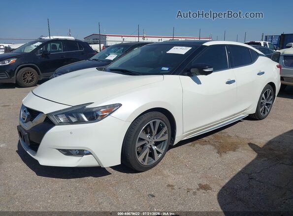 1N4AA6AP1HC423251 2017 NISSAN MAXIMA Белый Передняя левая четверть