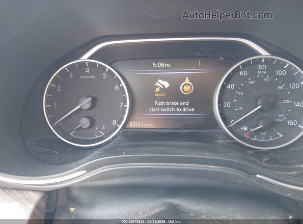 1N4AA6AP1HC423251 2017 NISSAN MAXIMA Белый Вид задних сидений
